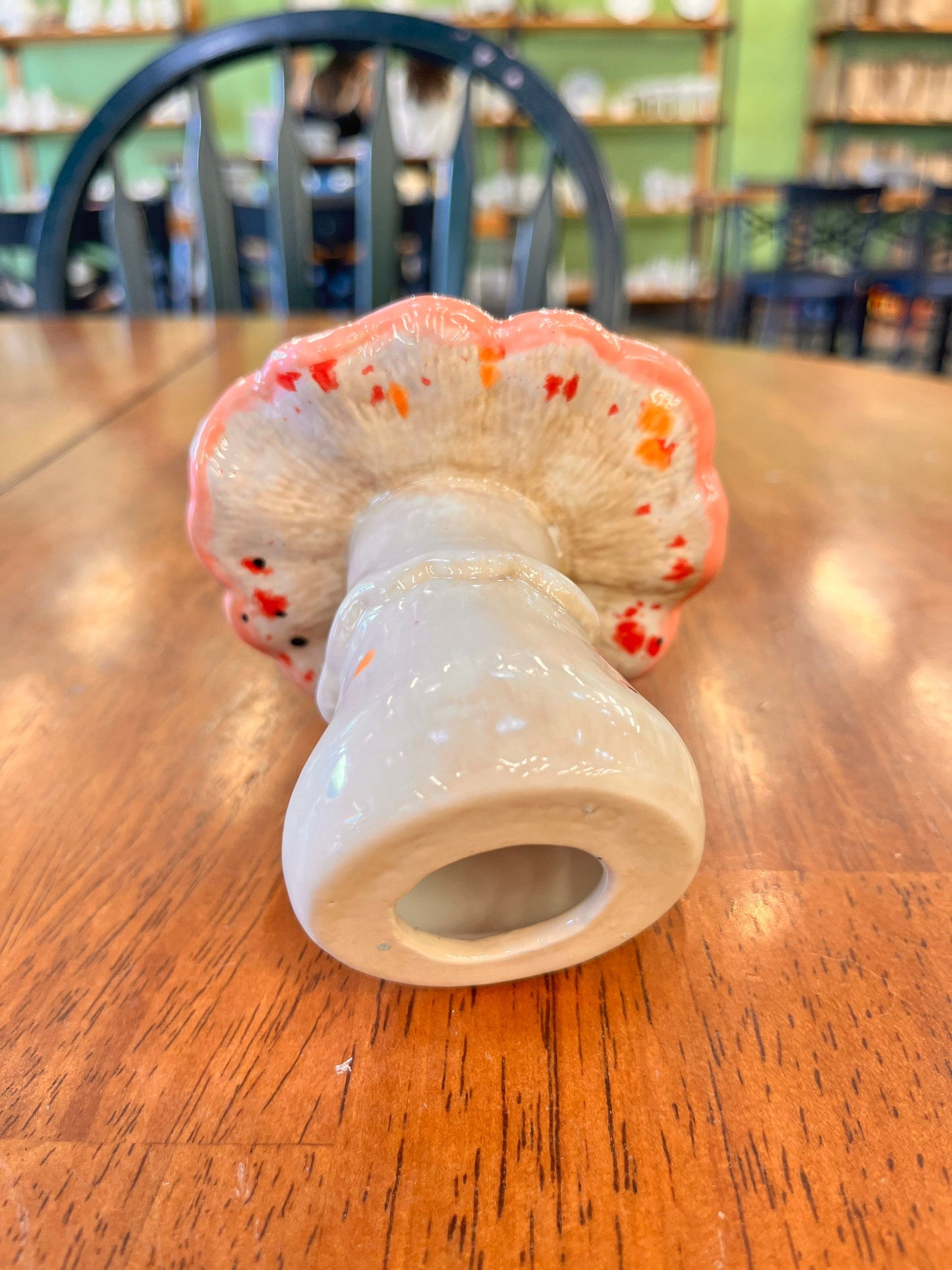 Pink Mushroom Figure
