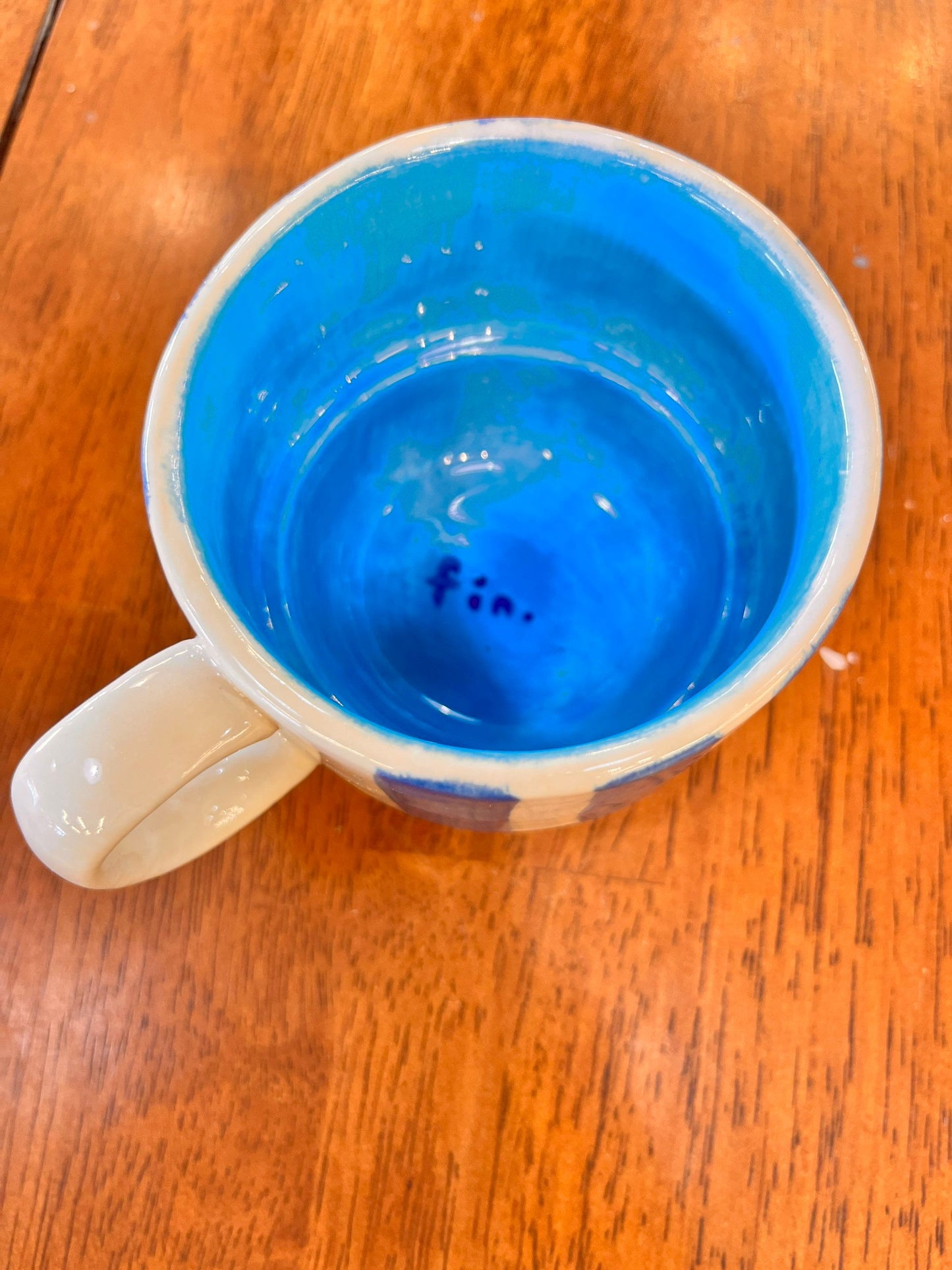 Blue Stacking Mug