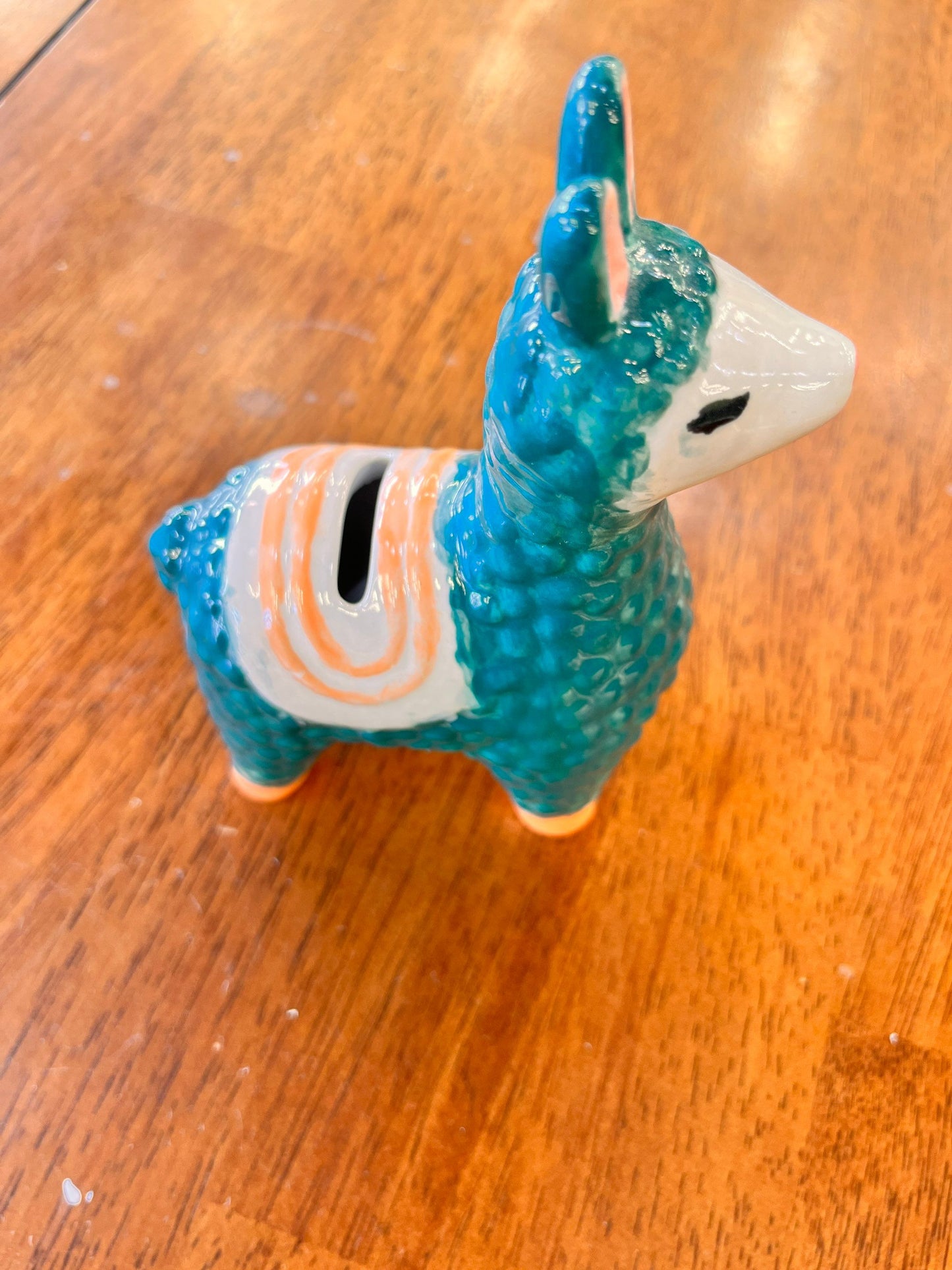 Blue Llama Coin Bank