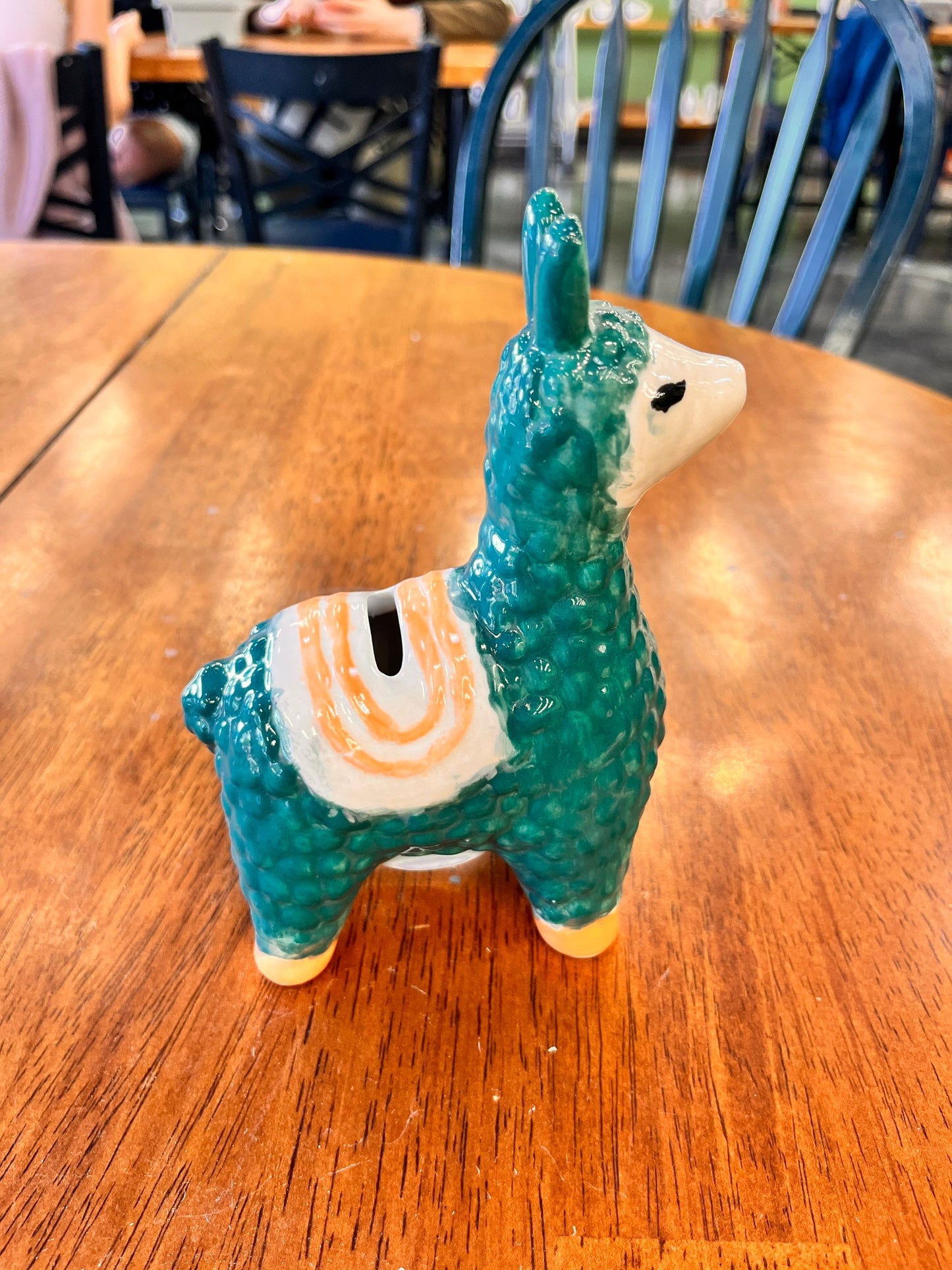 Blue Llama Coin Bank