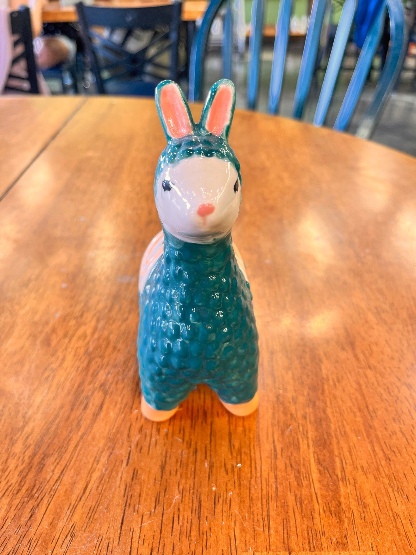 Blue Llama Coin Bank