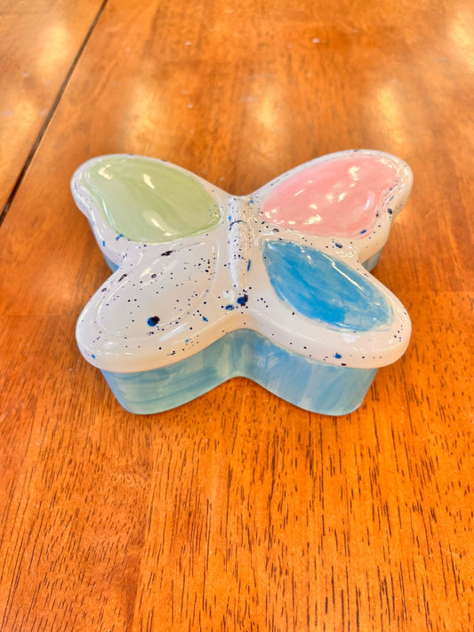 Multi-Colored Butterfly Box
