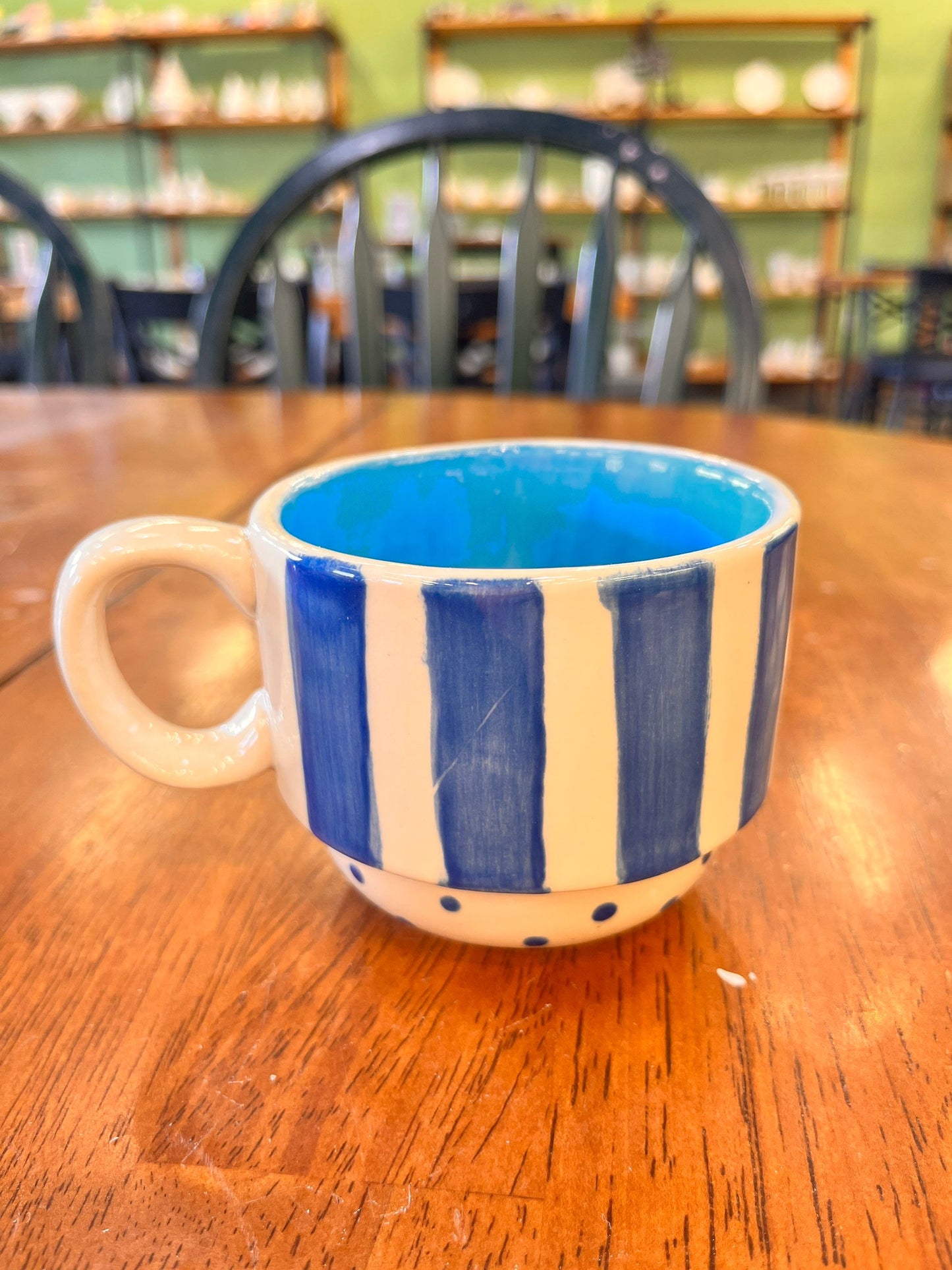 Blue Stacking Mug