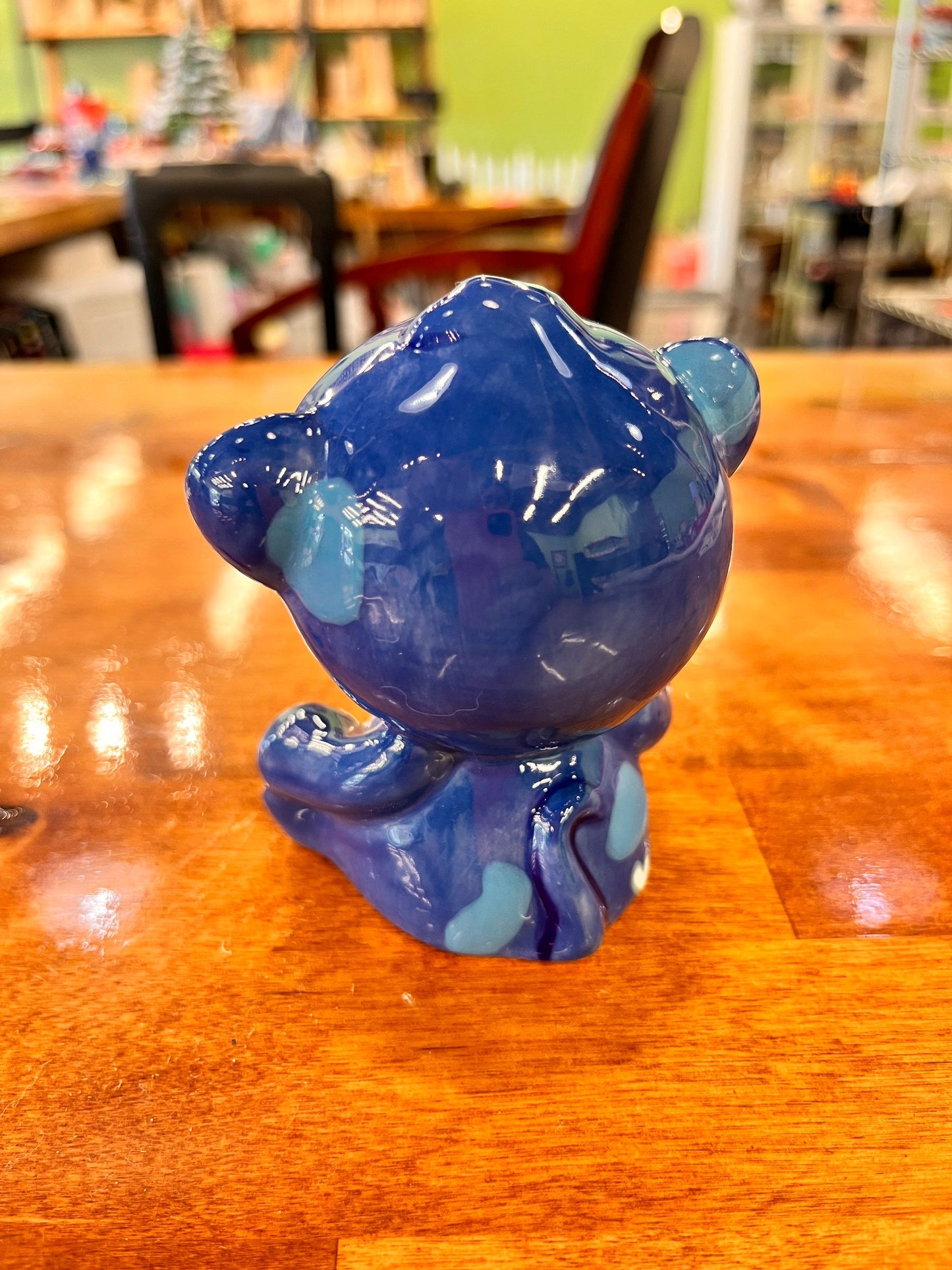 Blue Monkey Figure