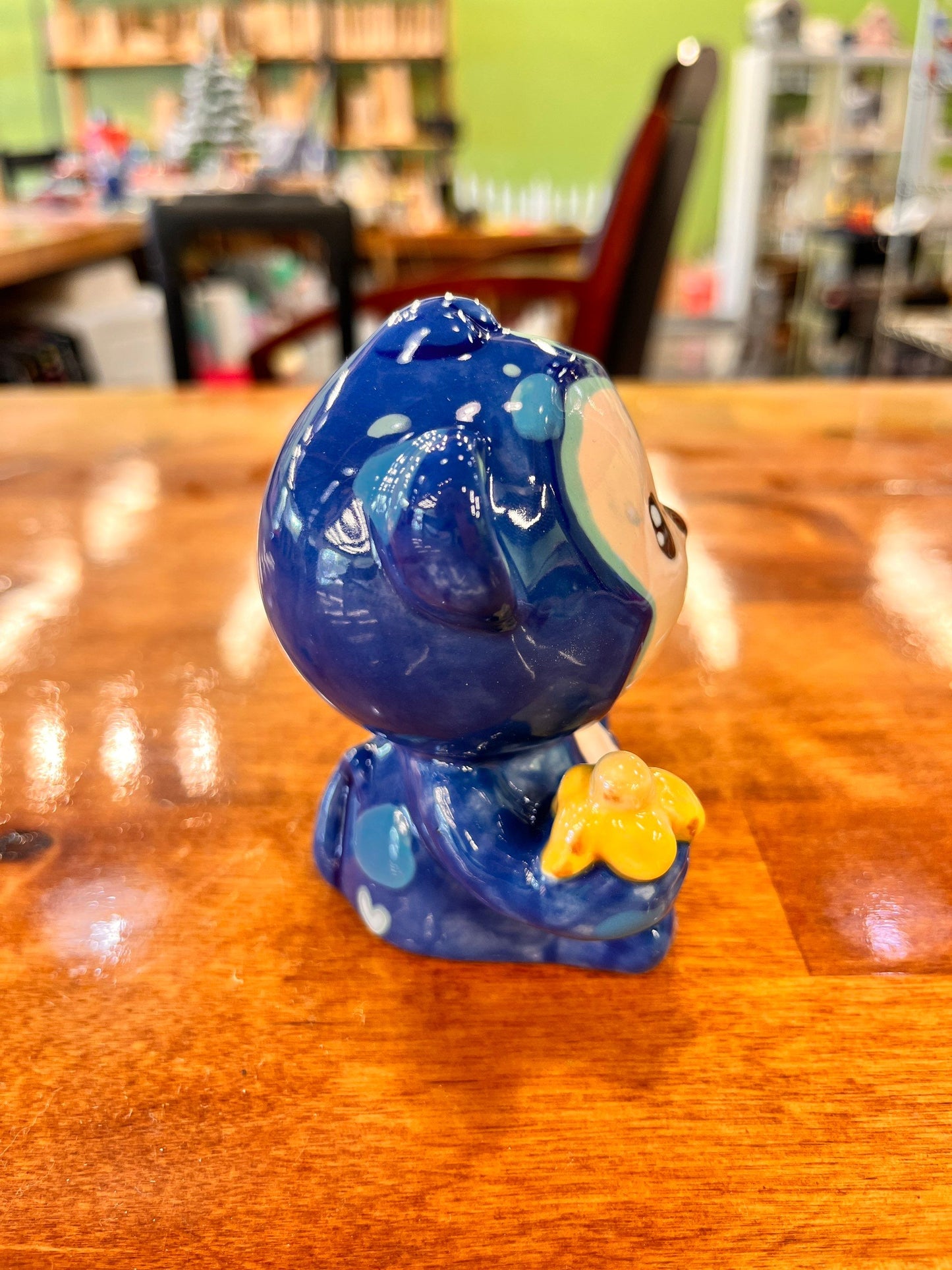 Blue Monkey Figure