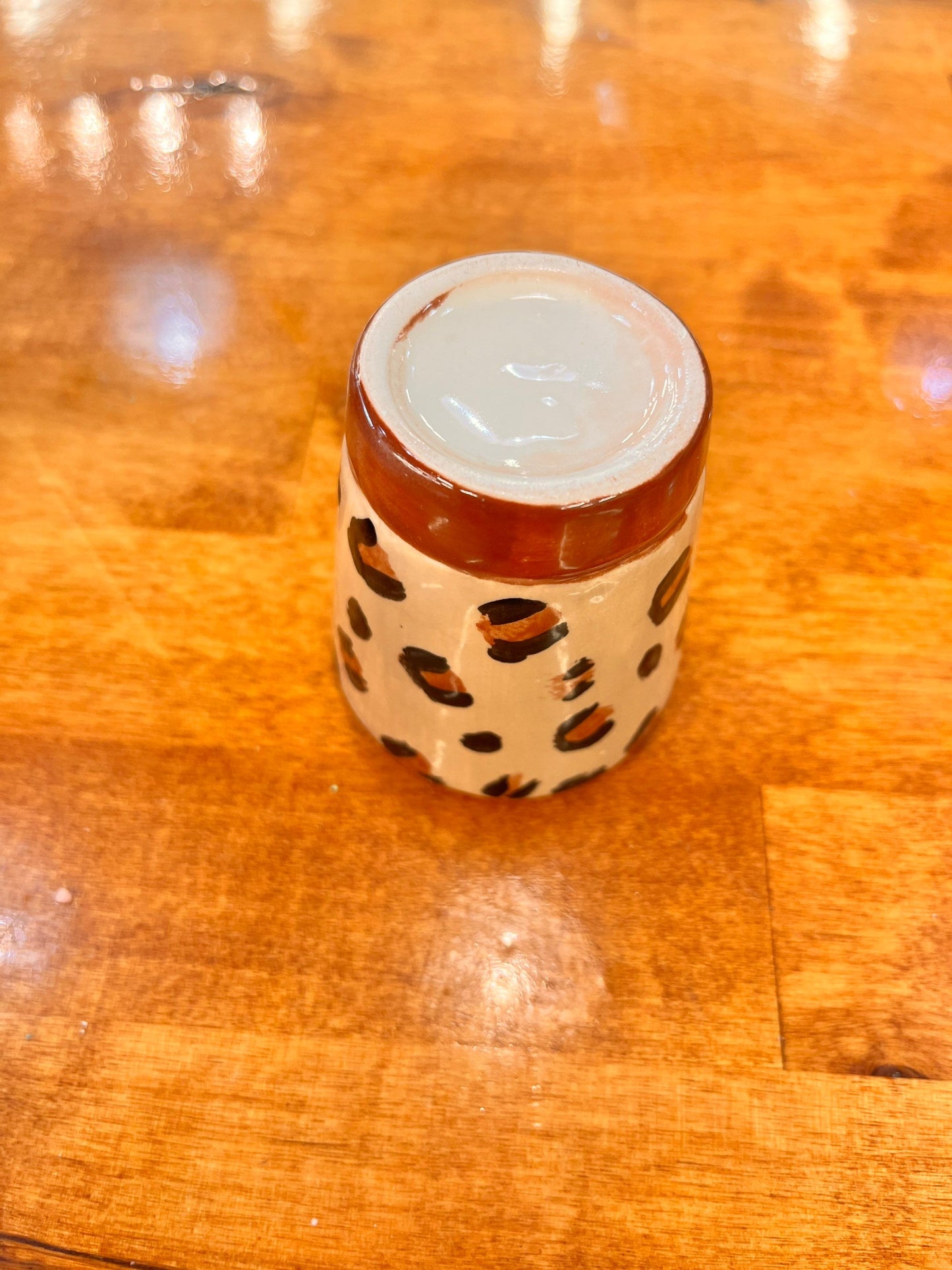 Leopard Print Double Shot Glass